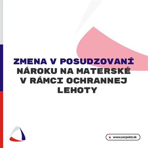 Schéma trvania ochrannej lehoty