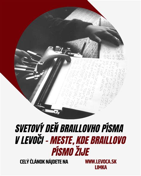 Ilustrácia Braillovho písma