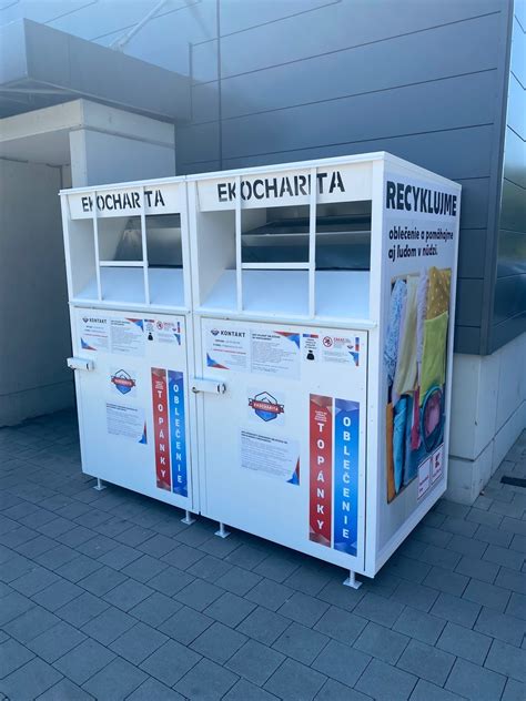 Zberné kontajnery na textil v Košiciach