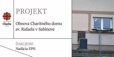 Fotografia Charitného domu svätého Rafaela v Sabinove