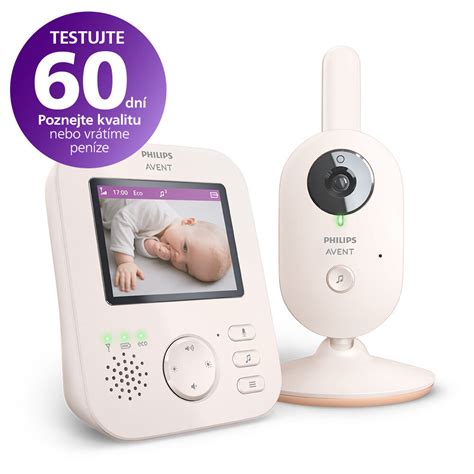 Prehľad funkcií video pestúnky Philips Avent SCD881/26