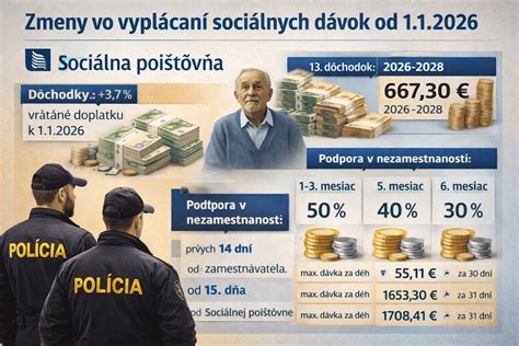 Infografika znázorňujúca rôzne typy štátnych sociálnych dávok