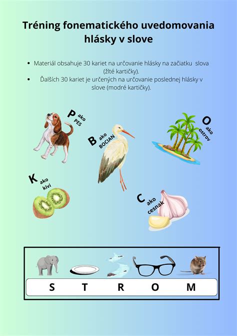 Ilustrácia fonematického uvedomovania