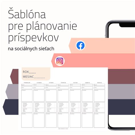 Ukážka rozhrania nástroja na plánovanie príspevkov