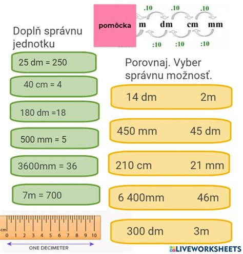 Porovnanie metrických a imperiálnych jednotiek