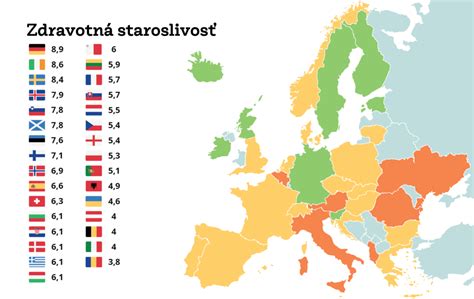 Graf porovnávajúci počty implantovaných dospelých v európskych krajinách