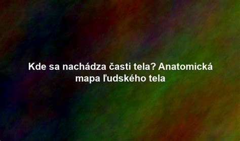Mapa tela s vyznačenými oblasťami, kde sa tejpovanie najčastejšie používa