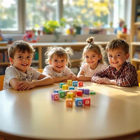 Deti sa hrajú s drevenými kockami s písmenami