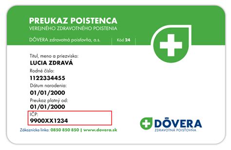Mobilná aplikácia Dôvera a preukaz poistenca