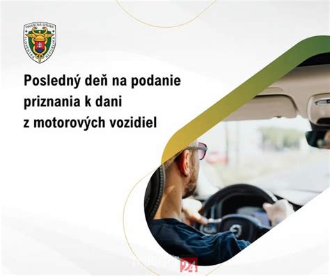 Ilustrácia daňového priznania k dani z motorových vozidiel