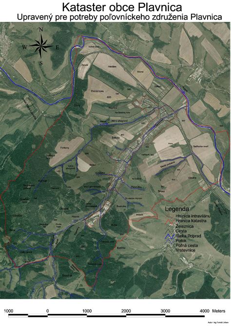 Mapa historického banského revíru Banskej Štiavnice