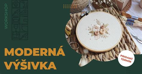 Moderná výšivka ako spojenie tradície a inovácie