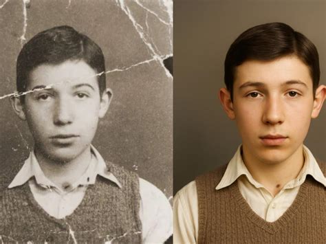 Príklad obnovy starej fotografie pomocou AI
