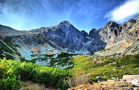Panoramatický pohľad na Belianske Tatry zo Ždiaru