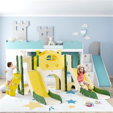 Športové pomôcky pre deti v interiéri