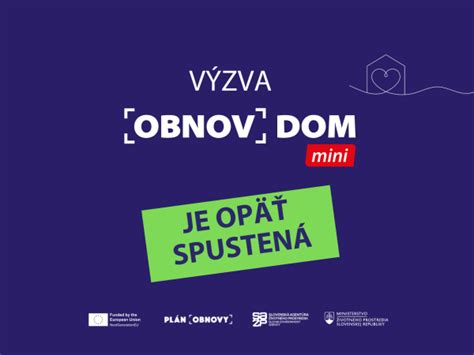 Schéma procesu podávania žiadostí o dotáciu Obnov dom - mini 2