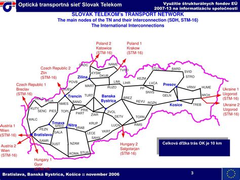 Mapa štrukturálnych fondov EÚ na Slovensku