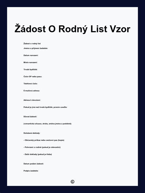 Symbol rodného listu