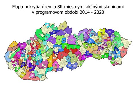 Mapa vidieka