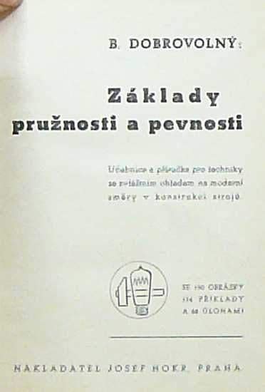 Základy pružnosti a pevnosti