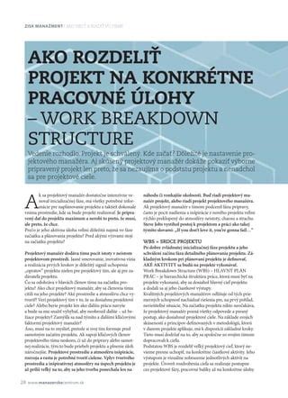 Štruktúra projektu Pripravený na prácu