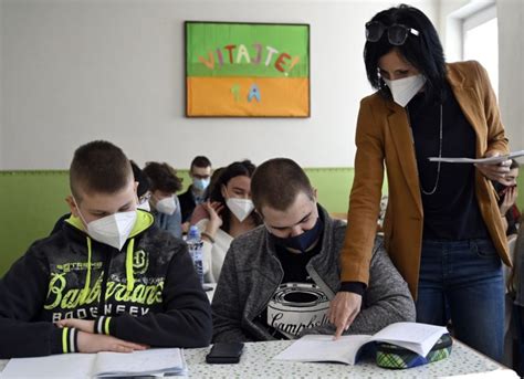 Študenti v škole chovu koní