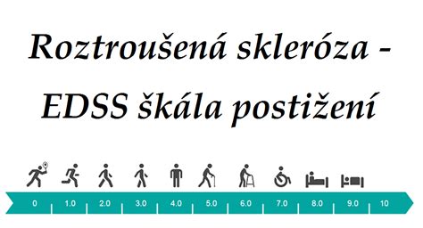 Kurtzkého škála (EDSS) - stupne postihnutia