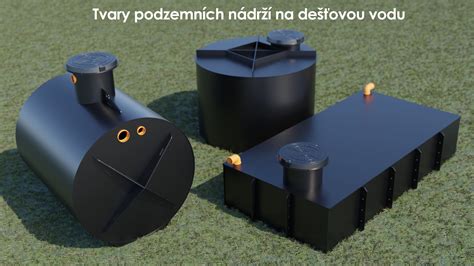 Typy nádrží na dažďovú vodu