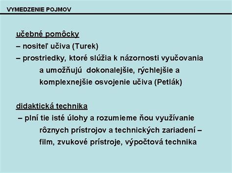 Vyučovacie interiéry a didaktická technika