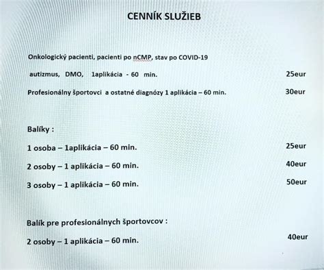 Rehabilitačné centrum Svit