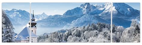 Fotografia zimnej krajiny v Bad Kleinkirchheime