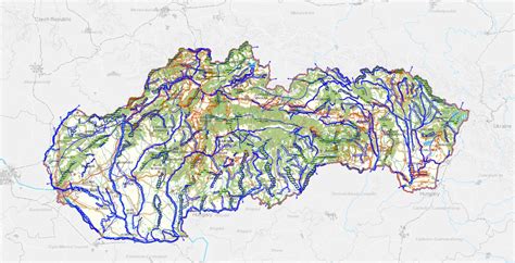 Mapa rozmiestnenia DHZ na Slovensku