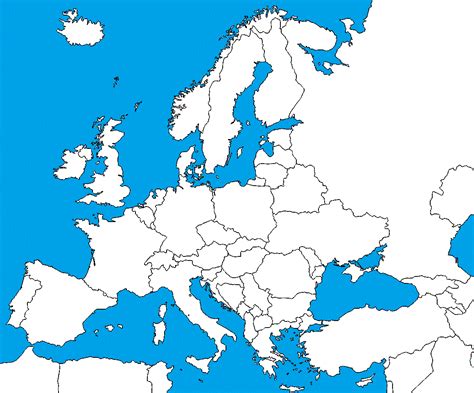 Mapa zakladajúcich členov Rady Európy