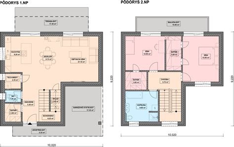 Pôdorys kompaktného modulárneho domu pre seniorov