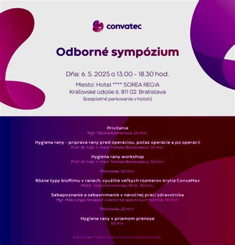 Odborné sympózium o nutričnej podpore seniorov