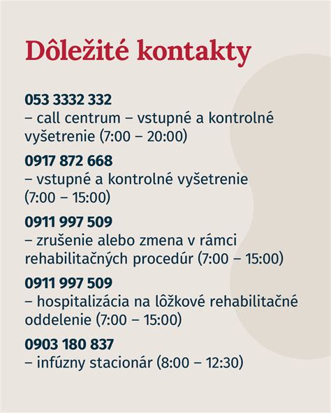 Cenník rehabilitačných procedúr