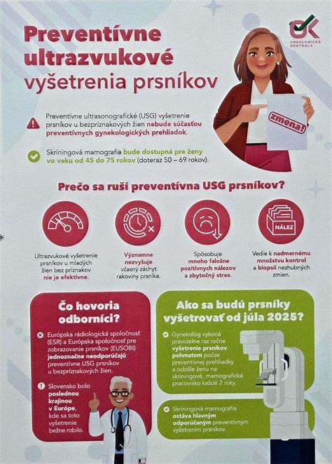 Infografika s harmonogramom preventívnych prehliadok detí