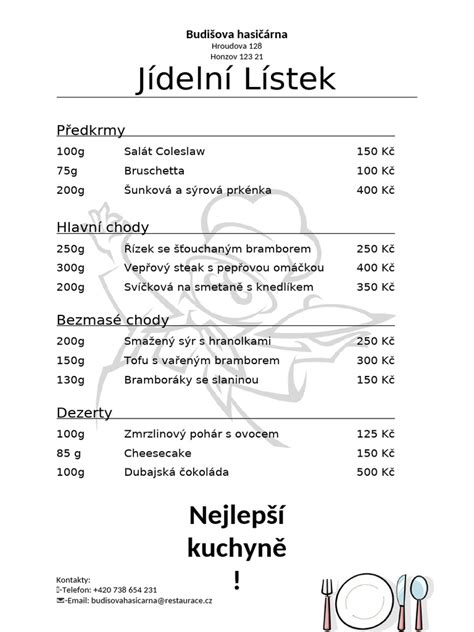 Stravovací lístek a jídelní stůl s čerstvým jídlem pro seniory