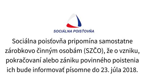 Schéma vzniku a zániku povinného poistenia SZČO
