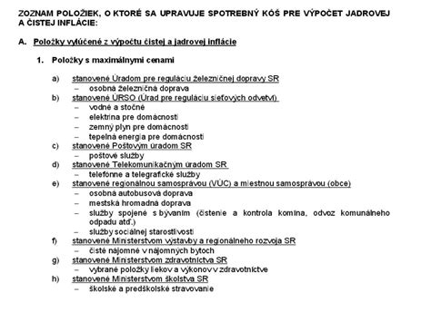 Porovnanie jadrovej a čistej inflácie