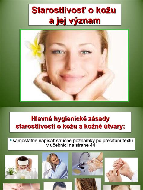 Produkty na starostlivosť o kožu