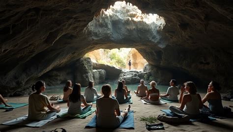 Interiér liečebnej jaskyne a speleoterapia