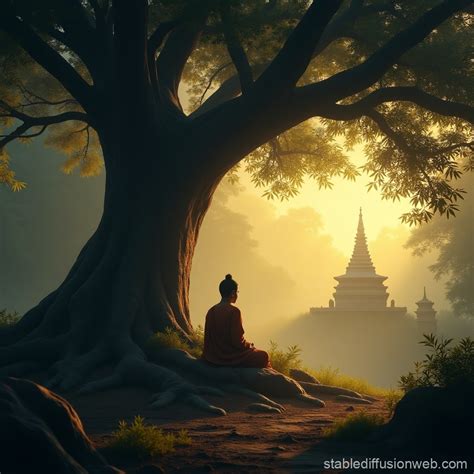 Siddhártha Gautama - Budha pod stromom Bódhi