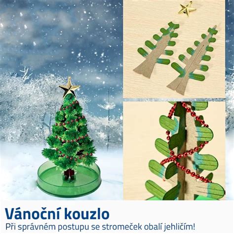 Magický stromček s chemickou reakciou