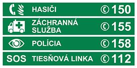 Dôležité telefónne čísla pre otravy