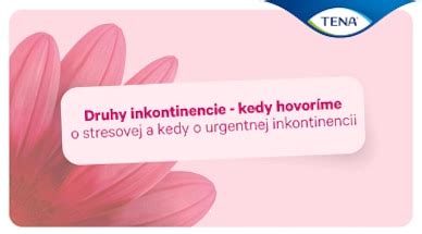 Druhy inkontinencie