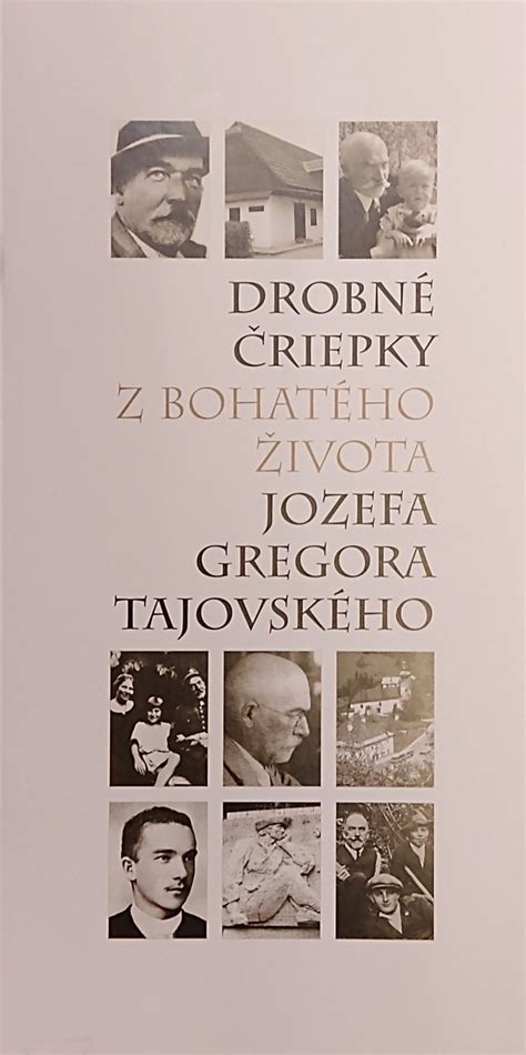 Fotografia Jozefa Gregora Tajovského
