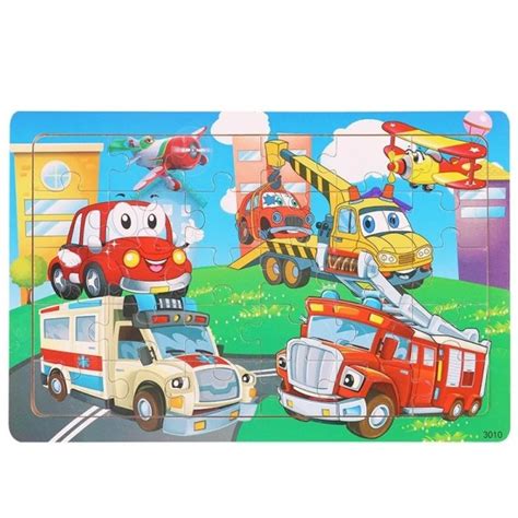 Drevené puzzle pre rozvoj motoriky