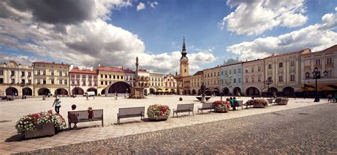 Pohľad na historické centrum Jičína