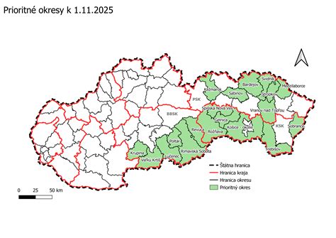 Schéma prioritných oblastí rozvoja Slovenska podľa programových cieľov vlády